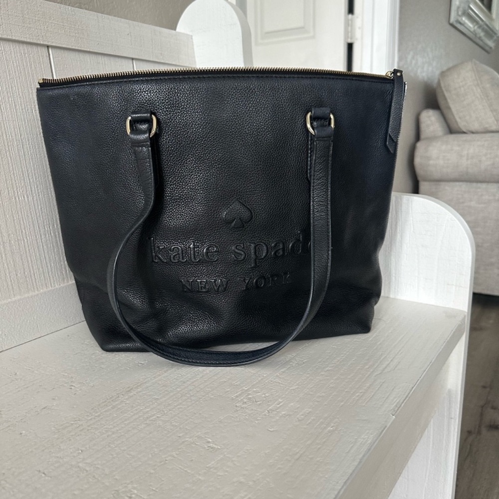 Kate Spade Bags | Authentic! Kate Spade Larchmont Ave Logo Penny Large Tote